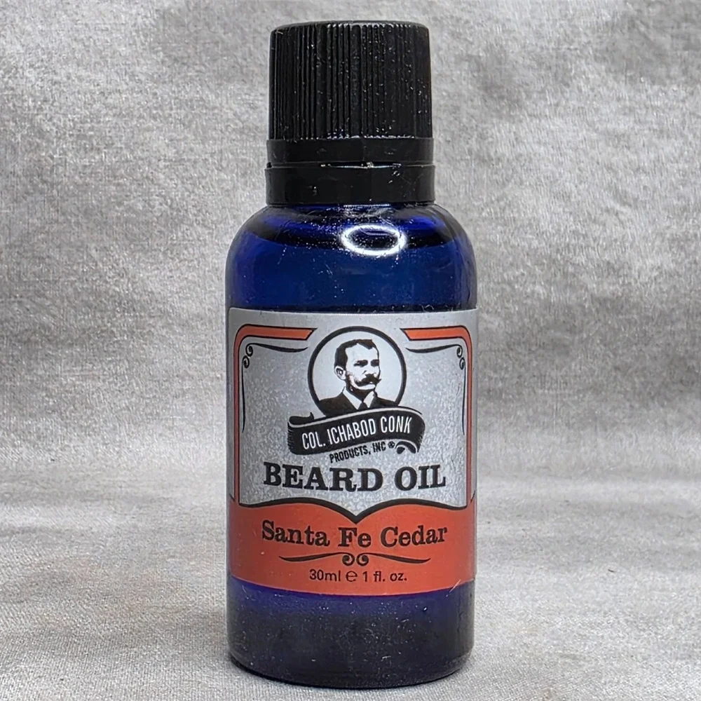 Col Ichabod Conk Beard Oil Santa Fe Cedar Scent 1 fl oz